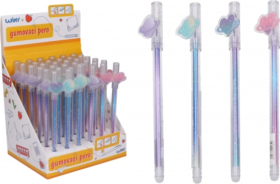 Gumovacia pero 0,5 mm – prstenec, mix farieb, 36 ks v boxe