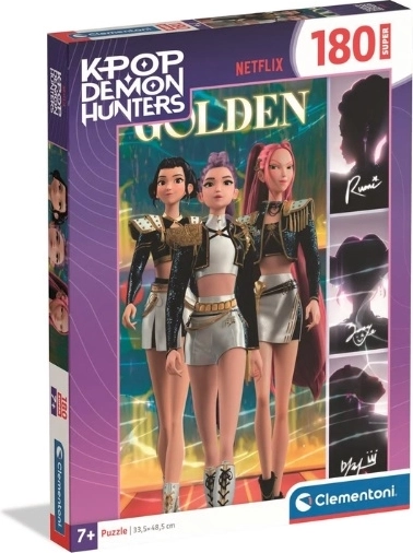 Clementoni puzzle Super K‑Pop Demon Hunters 180 dielikov