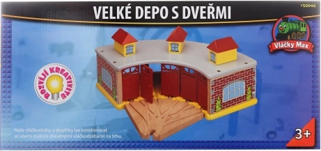 Maxim veľké drevené depo s dverami