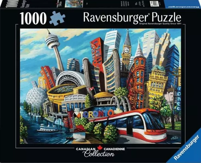 Ravensburger puzzle Canadian collection: Toronto 1000 dielikov