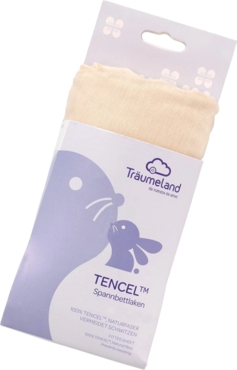 Träumeland napínacie prestieradlo tencel uni béžové