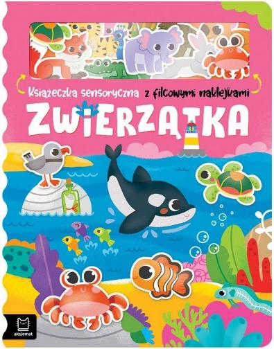 Zvieratká – zmyslová knižka s filcovými samolepkami