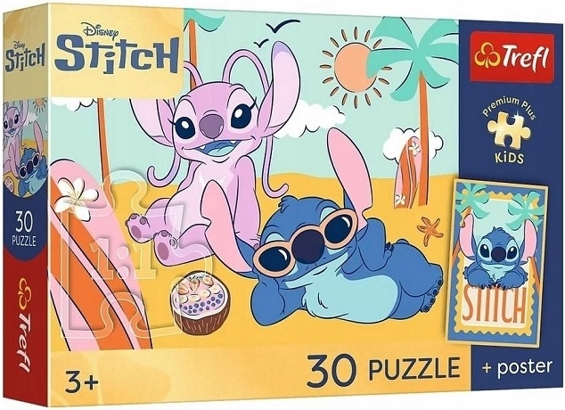 Puzzle Premium Plus Kids Stitchov úsmev 30 dielikov