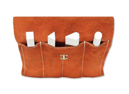 Sada keramických pilníkov SPYDERCO v semišovom puzdre