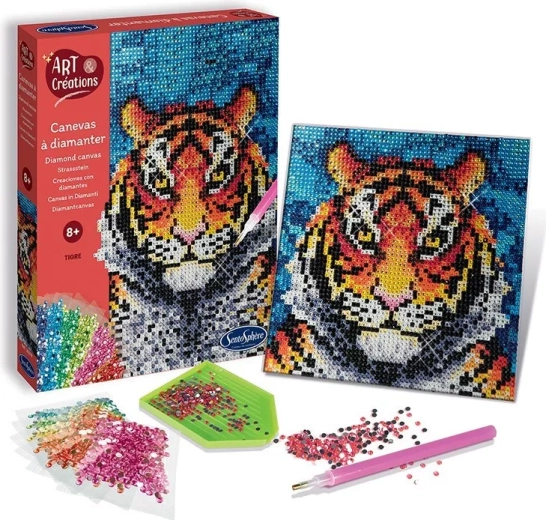 Sentosphere diamantové plátno tiger