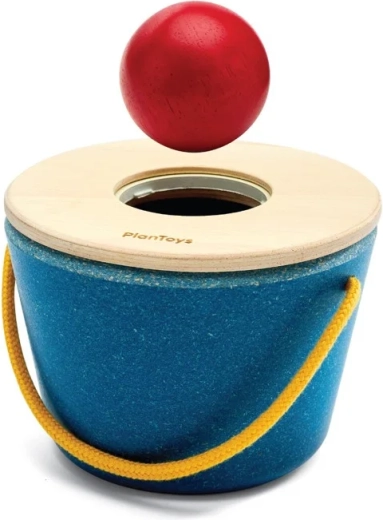 PlanToys vhadzovacia krabička s loptičkou - 1 kus