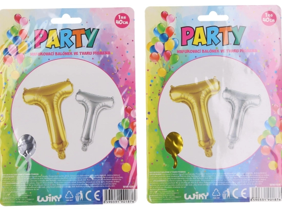 Nafukovací balónik písmeno T 40 cm