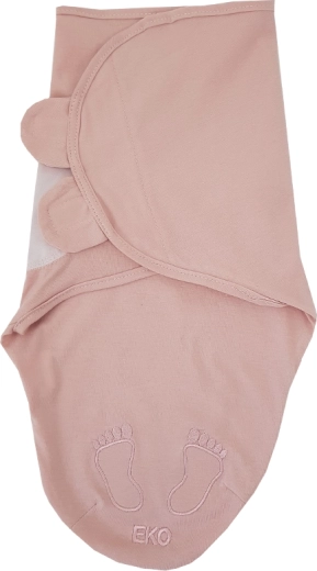 EKO bavlnená zavinovačka ulitka powder pink (5–10 kg)