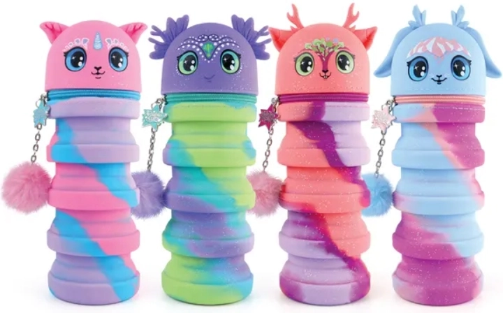 Silikónové výsuvné puzdro na ceruzky 20 cm NEBULOUS STARS