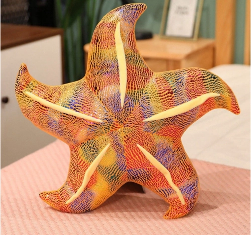 Plyšová hviezdica žltý vankúš 20 cm