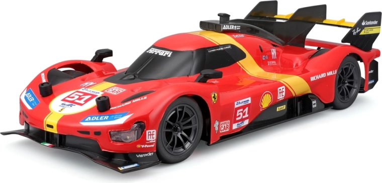 Ferrari 499P Le Mans champion RC auto so svetlami 1:16