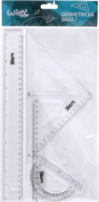 Priehľadná geometrická sada