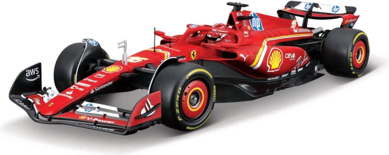 Stavebnica modelu Ferrari SF-24 Charles Leclerc 1:24 od Bburago