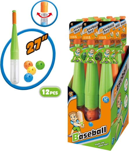 Baseballová sada pre deti s loptičkami 69 cm