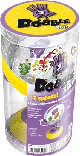 Asmodee Dobble 360 – postrehová hra s otočnou vežou