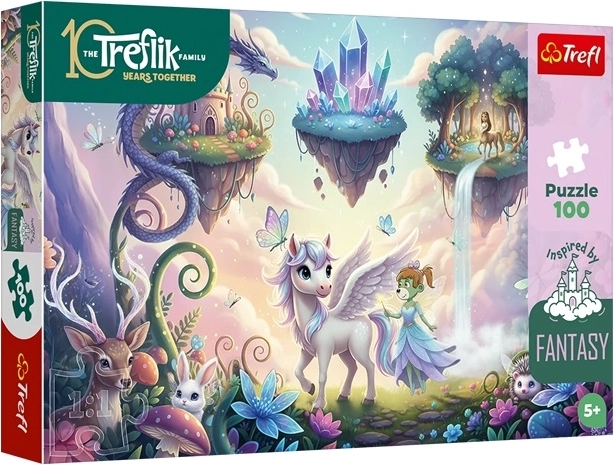 Puzzle 100 dielikov Inspired By Fantasy: Magické svety