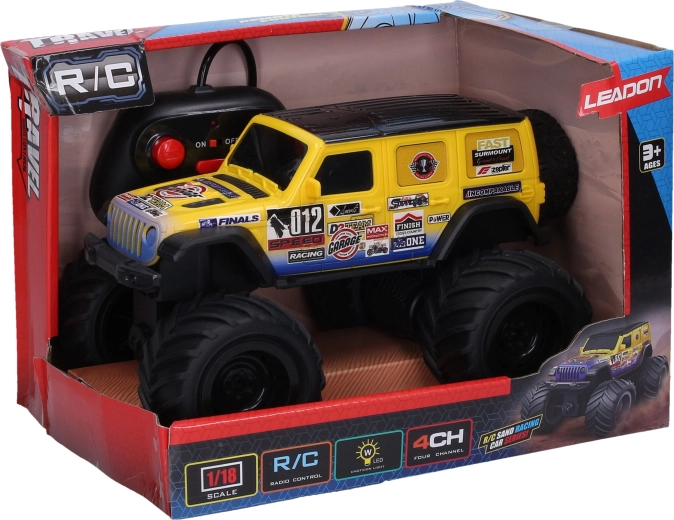 Terénne RC auto na diaľkové ovládanie so svetelnými efektmi