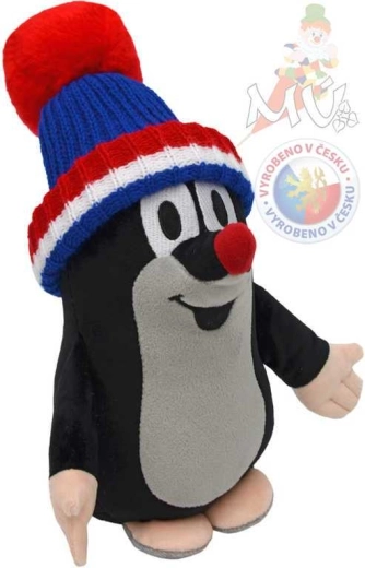 Moravská ústredňa Krtek malý s modrou čiapkou 25 cm - 1 kus