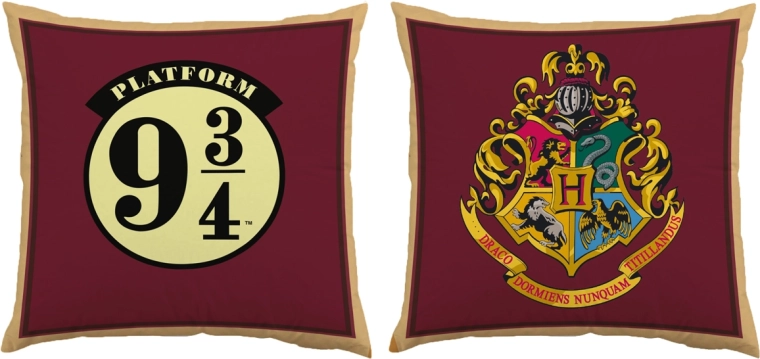 Harry Potter plyšový vankúš 36 × 36 cm