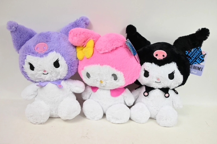 Plyšová postavička Sanrio Kuromi / My Melody 30 cm