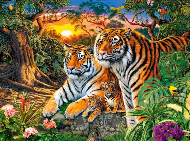 Puzzle 2000 dielikov – TIGER FAMILY