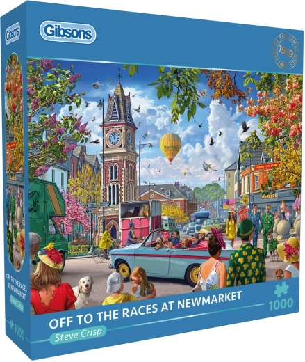 Puzzle Gibsons Preteky v Newmarkete 1000 dielikov