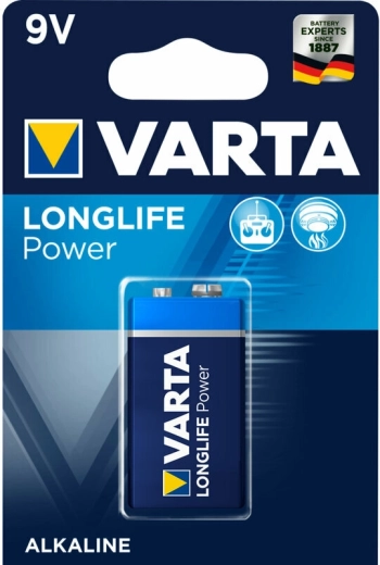Varta Longlife Power 9V alkalická batéria