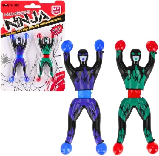 Lezúci ninja na okno – 2 ks