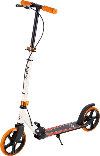 Kolobežka NILS Extreme HM0107 bielo‑oranžová