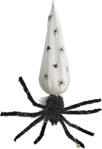 Padajúci pavúk – halloweenska dekorácia