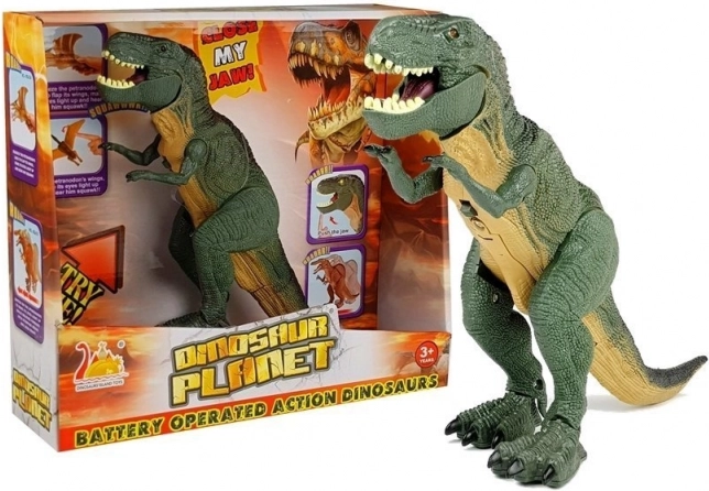 Interaktívny dinosaurus na batérie Tyrannosaurus Rex chôdza