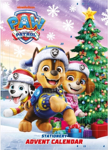 Labková patrola adventný papierový kalendár
