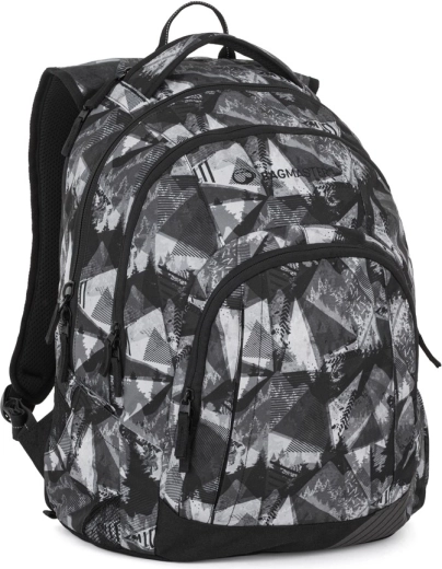 Bagmaster Lincoln študentský batoh čierno-biely