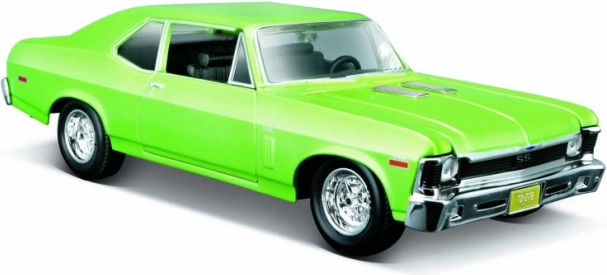 Kovový model CHEVROLET NOVA SS 1970 zelený 1:24