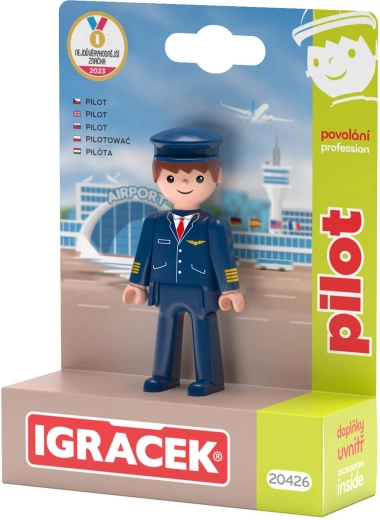 Efko Igráček pilot – figúrka s doplnkami