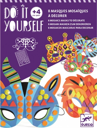 Djeco DIY masky zvieratá z džungle