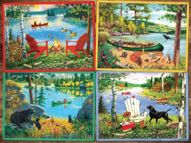 Puzzle Zem chatařů XL 275 Kúsky
