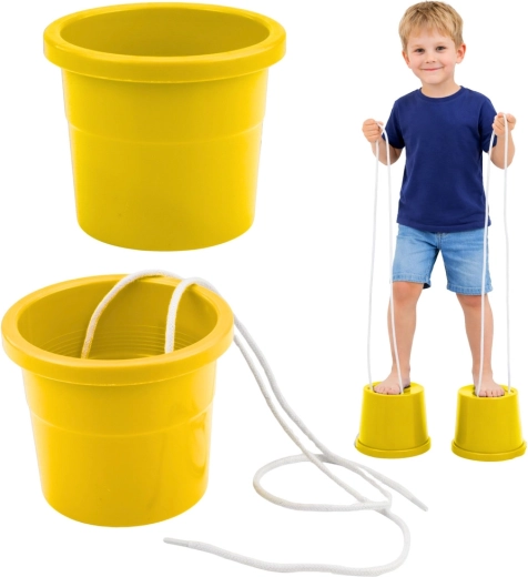 Vedierkové chôdze na tréning rovnováhy, žlté, 2 ks