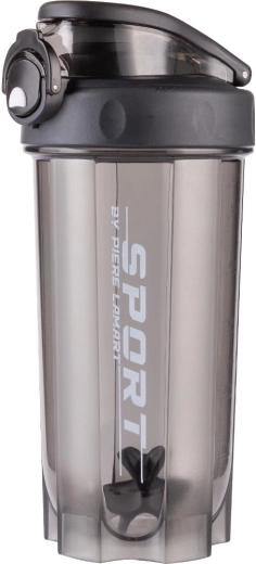 Športová šejkerová fľaša Lamart Shake 600 ml čierna