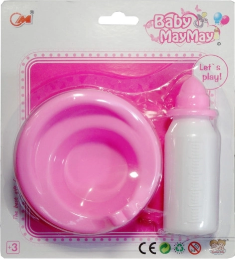 Fľaštička a nočník – hračka na starostlivosť o bábiky