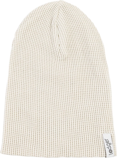 Lodger Beanie Ciumbelle Cloud Dancer bavlnená čiapka 0–6 mesiacov