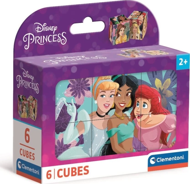 Obrázkové kocky Disney princezné – 6 kociek