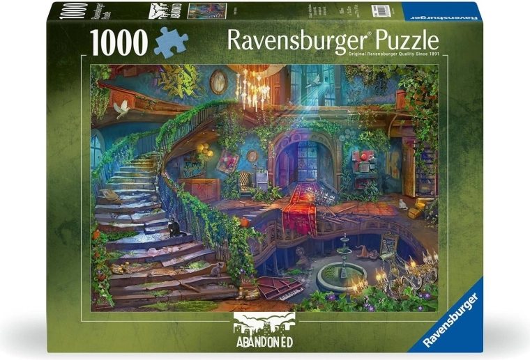Ravensburger puzzle Abandoned: Voľné izby v hoteli 1000 dielikov