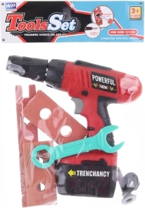 Detská batériová vŕtačka s príslušenstvom