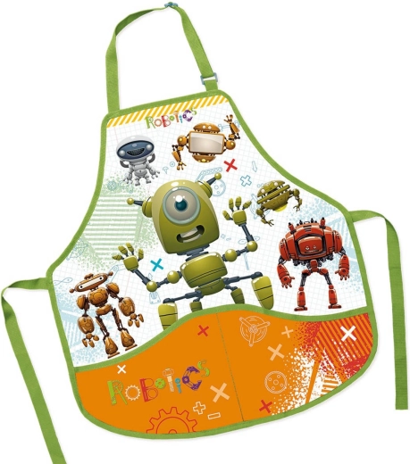 Detská pracovná zástera Roboti 50 × 55 cm - 1 kus