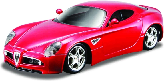 Bburago Alfa Romeo 8C Competizione červený model