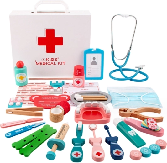 drevená sada malý doktor