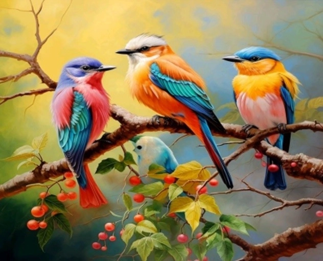 Diamantové maľovanie – kreatívna sada na mozaikový obrázok