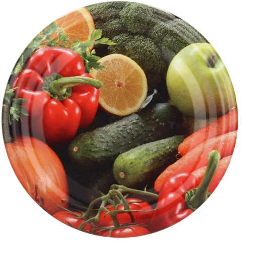 Sada dekoratívnych viečok na zaváracie poháre 100 mm (6z), 10 ks