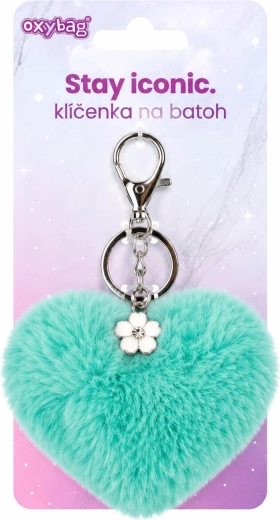 Oxybag fashion prívesok na kľúče tyrkysové srdce